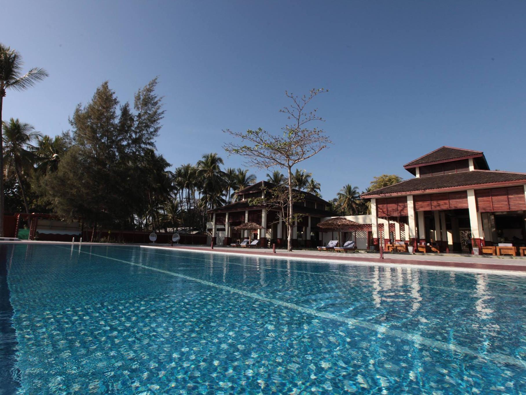 Merciel Retreat & Resort, Ngapali Buitenkant foto