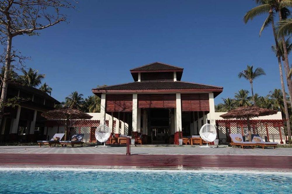 Merciel Retreat & Resort, Ngapali Buitenkant foto